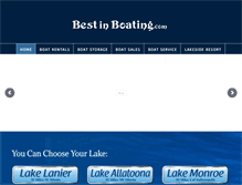 Tablet Screenshot of bestinboating.com